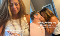 Woman Thinks She Lost Wedding Ring, 20 Years Later She Learned the Truth