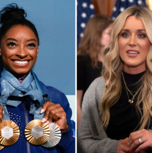 Riley Gaines and Simone Biles Beef Online Amid Trans Athlete Debate