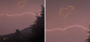 Awe at What Woman’s Camera Captures During Lightning Strike