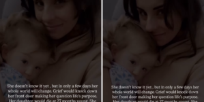 Mom Captures Moment With Toddler, Just Days Later She’ll Be Gone