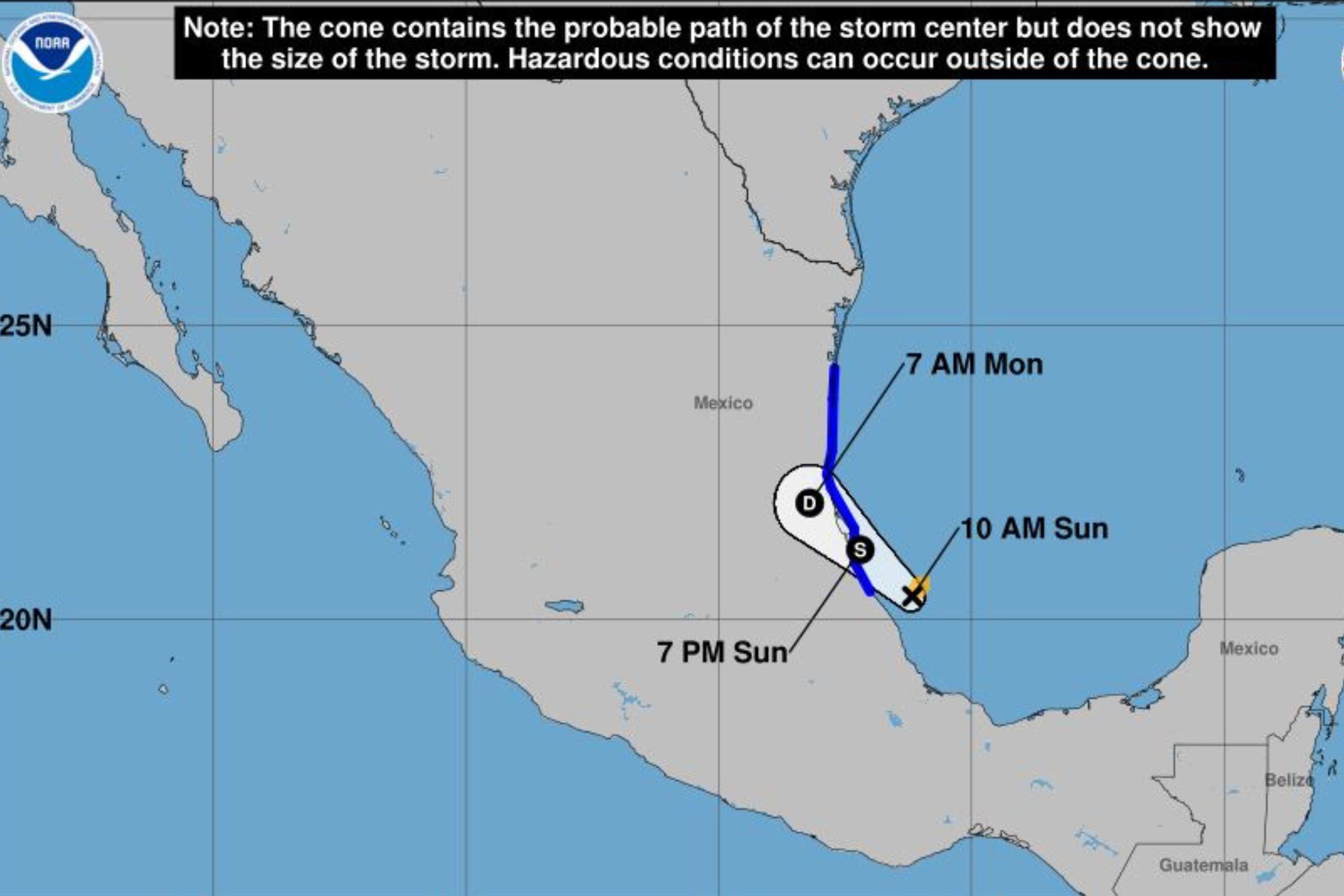 Barry Becomes Tropical Storm as It Takes Aim for Eastern Mexico