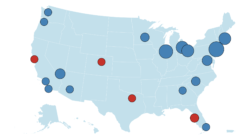 Map Shows Where House Prices Are Rising and Falling Fastest