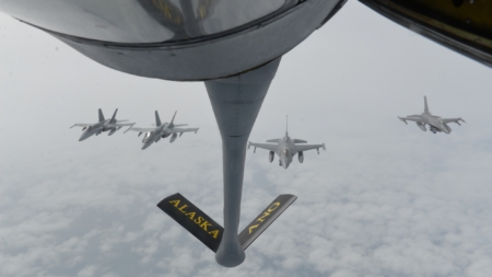 NORAD Fighter Jets Stage Show of Force Near Russian Border