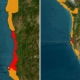Map Shows California, Oregon Tsunami Warning Red Zone