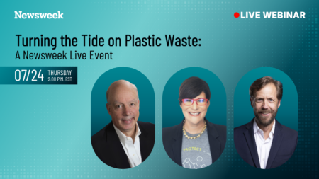 Join Newsweek Thursday for a Live Event: Turning the Tide on Plastic Waste
