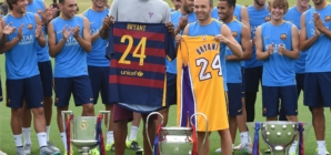 How to Buy Kobe x Barcelona Jerseys: Shop Kobe Bryant “Mamba Mentality” Gold Away Kit