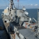 US Navy Warship Rearms at Sea With One Eye on China War