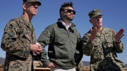 JD Vance’s motorcade hit by shrapnel from California military exercise