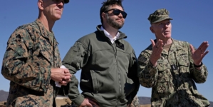 JD Vance’s motorcade hit by shrapnel from California military exercise