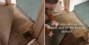 First Time Buyers Pull Up Carpet, Can’t Believe What’s Underneath—‘Jackpot’ %%page%% %%sep%% %%sitename%% First time buyers pull up carpet, can’t believe what’s underneath—”Jackpot”