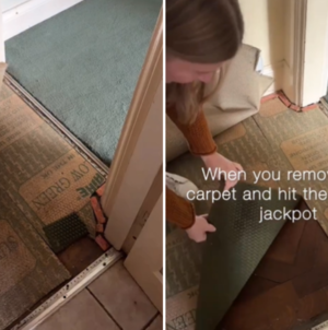 First Time Buyers Pull Up Carpet, Can’t Believe What’s Underneath—‘Jackpot’ %%page%% %%sep%% %%sitename%% First time buyers pull up carpet, can’t believe what’s underneath—”Jackpot”
