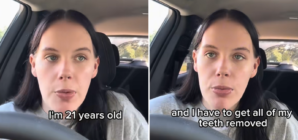 ‘Devastated’ Gen Z Woman Has To Get All Her Teeth Removed at Just 21