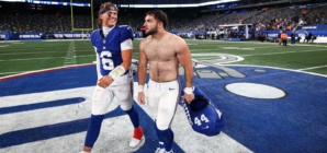 Jaxson Dart’s Reaction to Cam Skattebo’s Brutal Injury is Heartbreaking