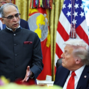 Donald Trump fumbles Indian ambassador’s name during Diwali celebration