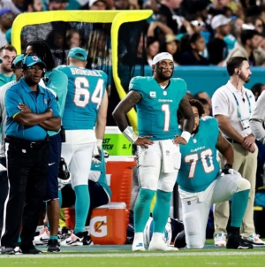 Dolphins Star Places Blame on Tua Tagovailoa, Offense After Ravens Blowout