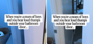 Mom Taking a Shower Hears Loud Thumps From Upstairs—Shock at What She Finds
