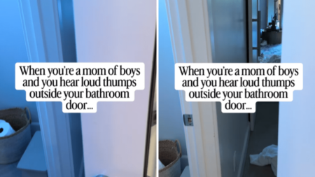 Mom Taking a Shower Hears Loud Thumps From Upstairs—Shock at What She Finds