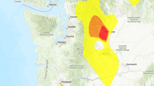 Thousands of people told to stay indoors in two states