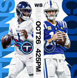 How to Watch Titans vs Colts: Live Stream NFL Week 8, TV Channel
