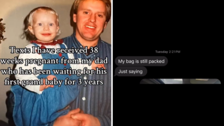 Millennial Woman Due To Have First Baby—Then Her Dad’s Texts Start Arriving