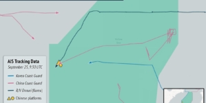 Map Shows Standoff Between China and US Ally in Disputed Waters