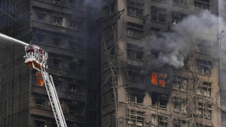 Hong Kong fire: Death toll rises to 94 amid final push to find survivors