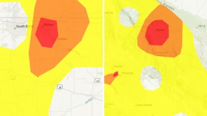Thousands of Americans advised to stay inside in Indiana, Arizona