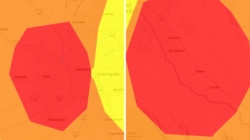 Thousands advised to stay inside in Texas, Indiana