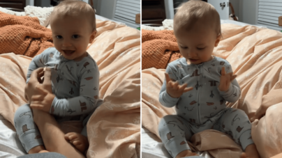 Heartwarming Moment Deaf Toddler Surprises Mom With Sign Language