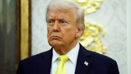 Trump’s White House renovations tour sparks Democratic backlash