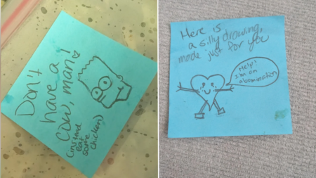 Tears As Woman Discovers What Boyfriend Does With Notes She Leaves In Lunch
