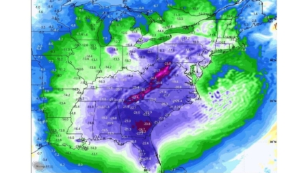 Winter Weather Map Shows ‘Big-Time Cold Front’ Set to Hit US