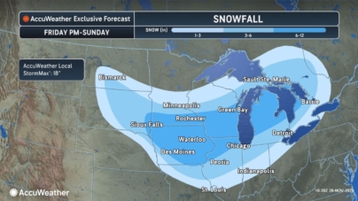 Winter Storm Map Shows Where Up to 12 Inches of Snow Could Strike