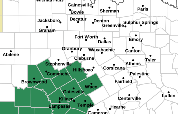 Texas flood watch: Map shows cities facing potential threat