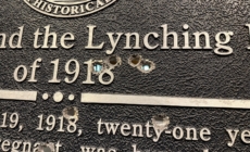 Bullet-Riddled Marker Honoring 1918 Lynching Victim Finds Museum Home