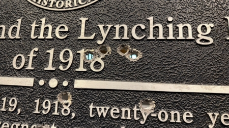 Bullet-Riddled Marker Honoring 1918 Lynching Victim Finds Museum Home