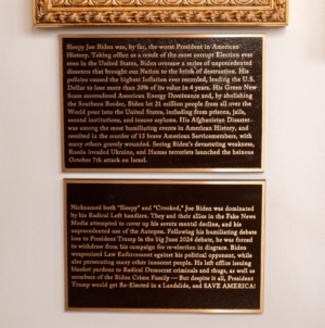 Donald Trump Adds New Captions for Biden and Obama in Walk of Fame: Read in Full