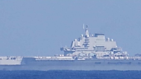 Tracker Shows Chinese Aircraft Carrier Off US Ally’s Coast