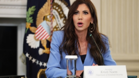 Kristi Noem Recommends ‘Full Travel Ban’ as Trump Threatens Migration Halt