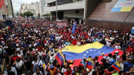 Donald Trump mocked in Venezuela media cartoon