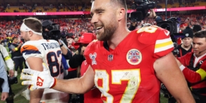 NFL Reacts to Viral Postgame Handshake Between Travis Kelce and Bo Nix