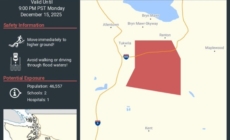 Washington Flood Evacuation Maps as Levee Fails