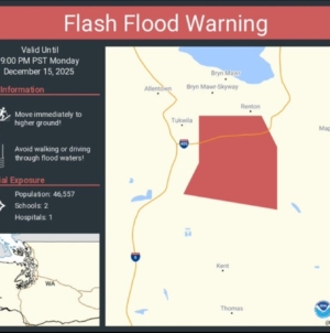 Washington Flood Evacuation Maps as Levee Fails