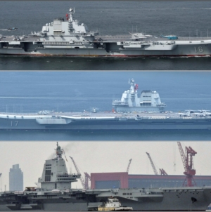Satellites Find Two Chinese Aircraft Carriers at Naval Base