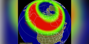 Map Reveals States Where Aurora Could Appear Tonight As Sun Burp Hits