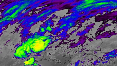 NASA Satellite Images Shows Winter Storm Hitting US