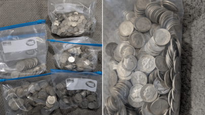 Couple Remodeling Home When Box Falls Out Ceiling—Turns Into $10K Payday