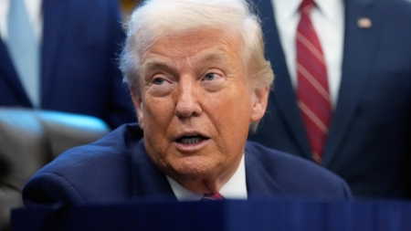 Donald Trump reacts as Clintons set to testify on Epstein