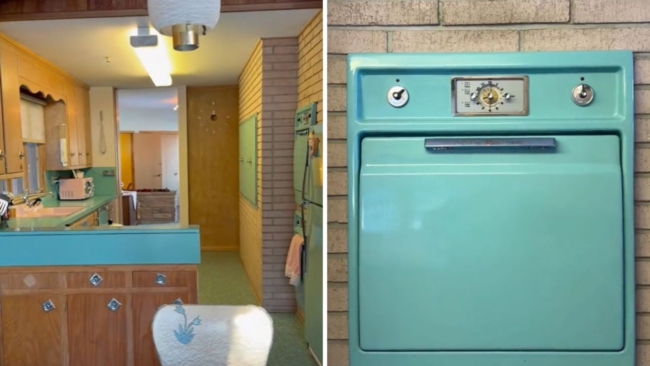 1950s ‘Time Capsule’ Kitchen Discovered in Illinois Stuns Internet