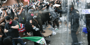 Anti-ICE Protests in LA Spark Arrests at Federal Building—’Not Playing’
